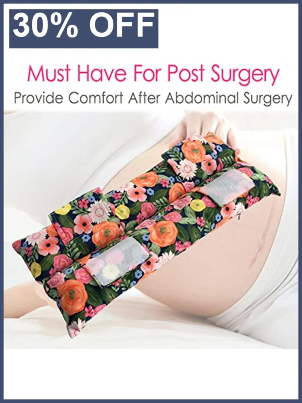 Hysterectomy Recovery Pillow Seatbelt Cushion Abdominal Surgery